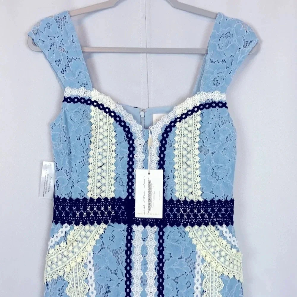NWT Anthropologie Foxiedox Sweetheart Neckline‎ Lace Dress XS - Picture 4 of 9
